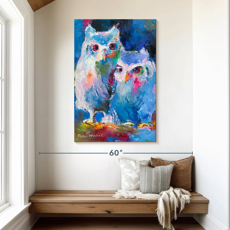 Brampt Two Owls, 48" H x 32" W