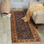 Asao Wool Oriental Area Rug in Blue