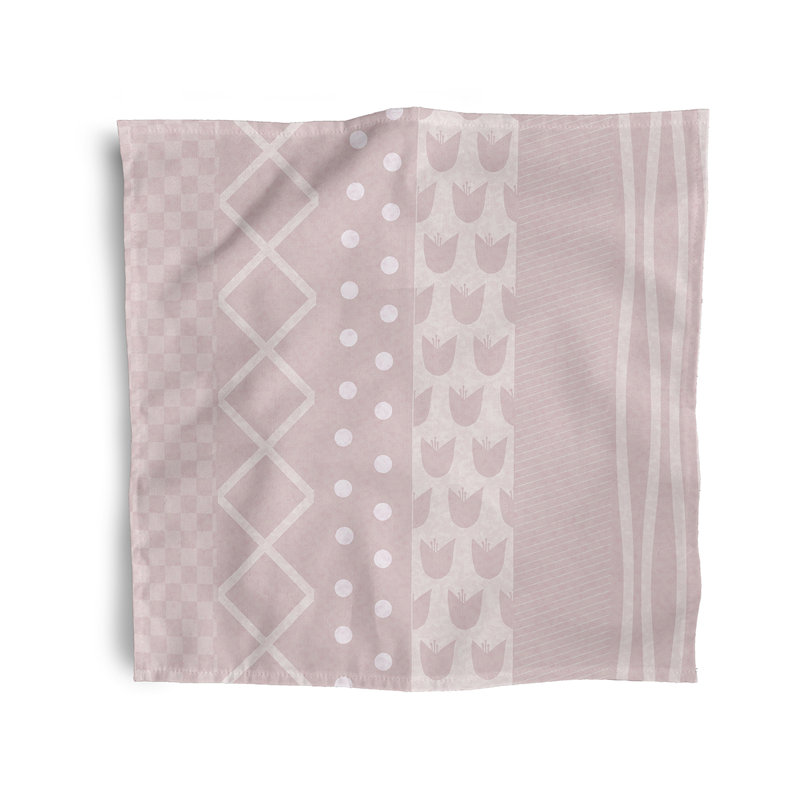Ensemble de serviettes 4 pièces Josefa, Rose pâle