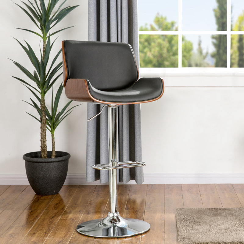 Tabouret de bar Gabby, Noir clair