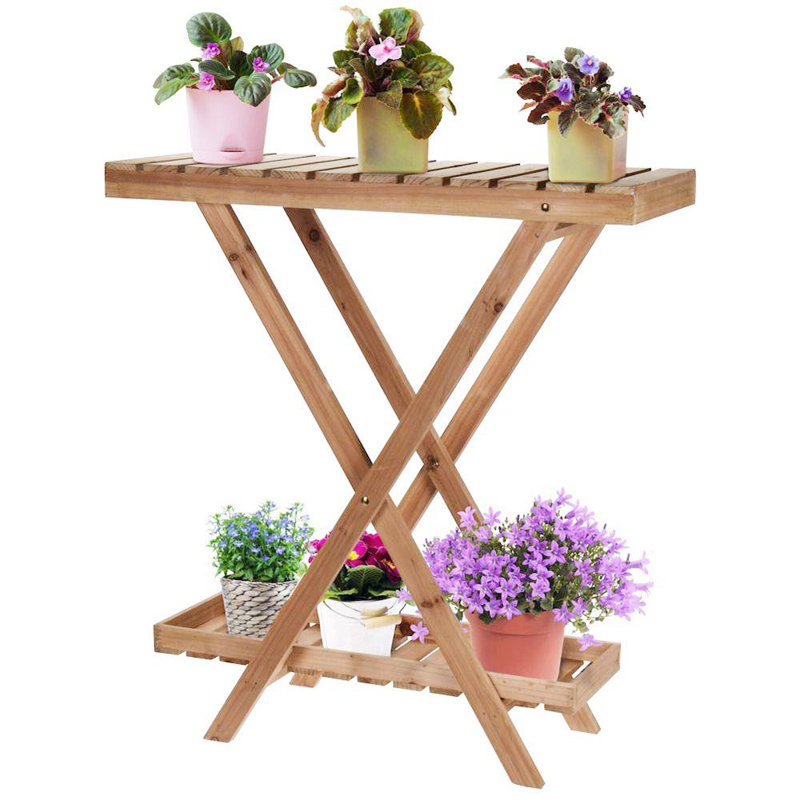 Kapono Wood Plant Stand