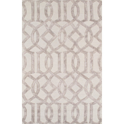Vonnesha Geometric Area Rug in Beige