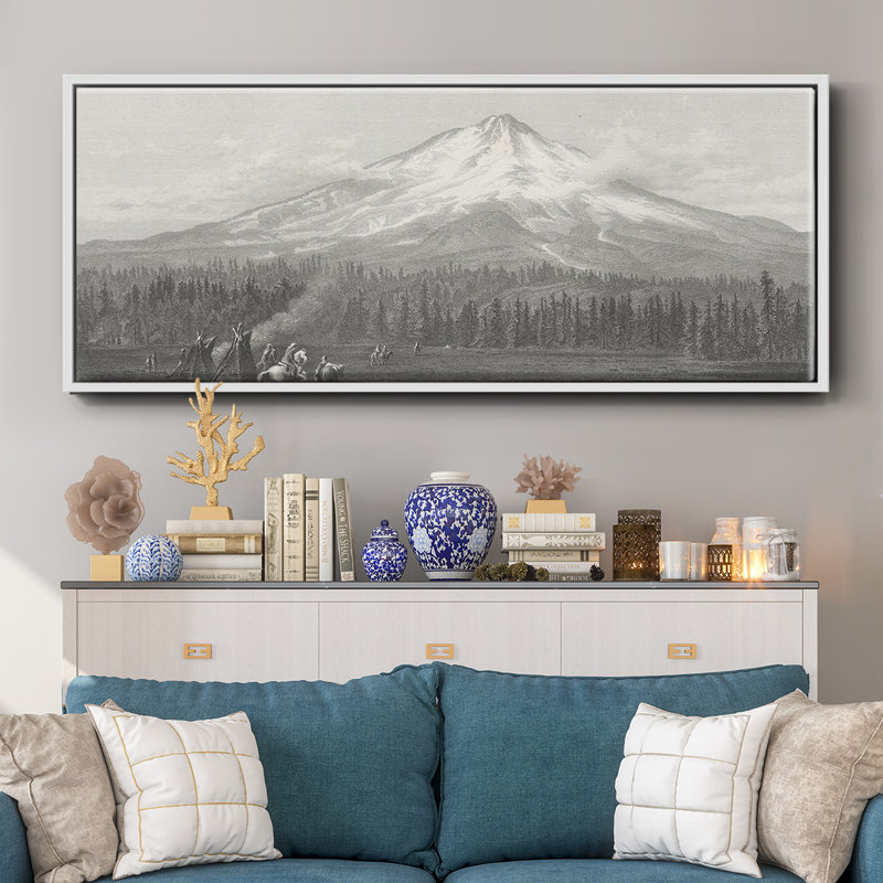 Mount Shasta- Framed Canvas