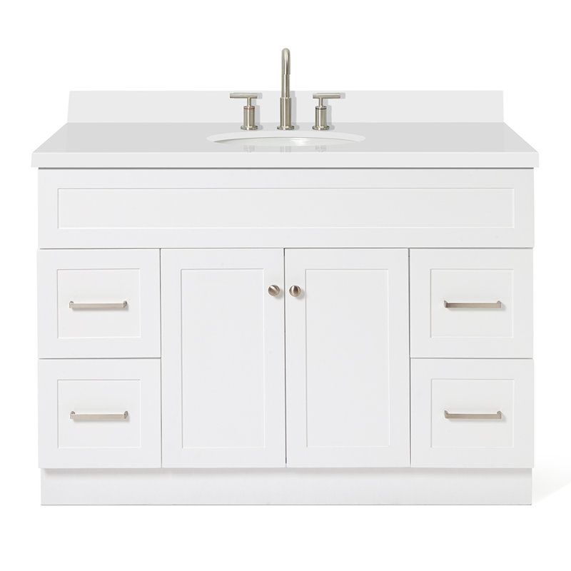 Ensemble de meuble-lavabo simple 49 po Abell, Blanc