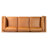 Cadiz 90.5'' Full-Grain Genuine Leather Sofa
