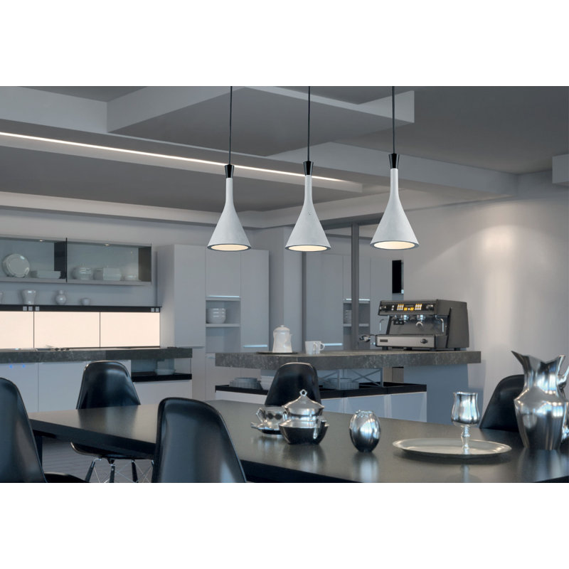 Luminaire suspendu conique 1 lumière dôme Acklin