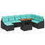 Ensemble repas 9 pièces vidaXL Garden-893574330