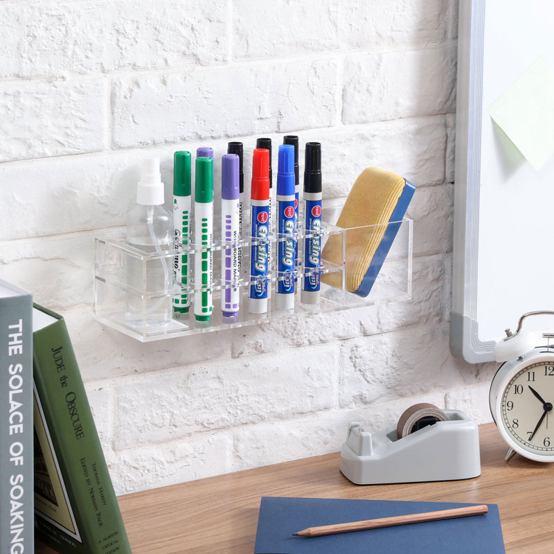 Dennese Acrylic 10 Slot Pen Holder