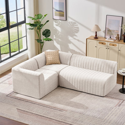 Canapé modulaire rembourré 86,8 po