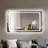 Ammarah Glass Flat Wall Mirror