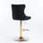 Swivel Barstools Adjusatble Seat, Modern Upholstered Bar Stools With Backs Comfortable Tufted For Home Pub And Kitchen Island, Set Of 2-653232589-648436155