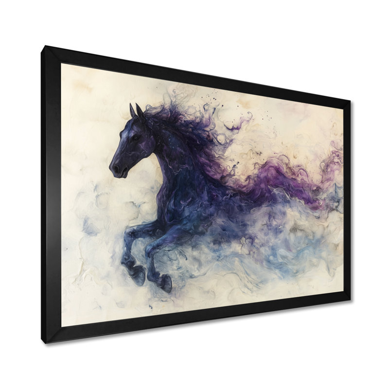 Kirsey - Animals Wall Art, Impression d'un seul cadre photo, H 30 po x l 40 po, Noir, noir, noir, noir