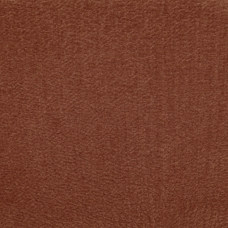 Fauteuil sans accoudoirs Byrne en velours rouille