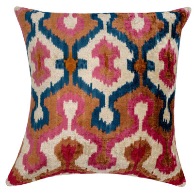 Geometric Velvet Throw Pillow