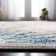 Tapis beige / bleu Kellems