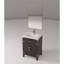 Meuble-lavabo simple.  Ensemble de comptoir, miroir et robinet en acrylique-1054952596
