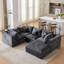 Canapé modulaire rembourré 8 pièces à compression 8 pièces-112315588-114607473