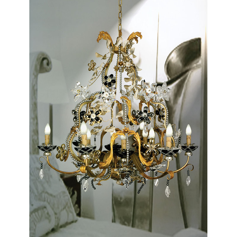 Style bougie classique/traditionnel 12 lumières lustre