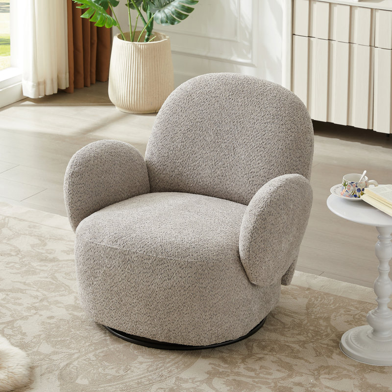 Chaise d'appoint pour le salon avec fonction pivotante, Gray