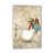 Distressed White Floater Framed Canvas