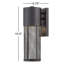 Aria 1 Light Outdoor Sconce
