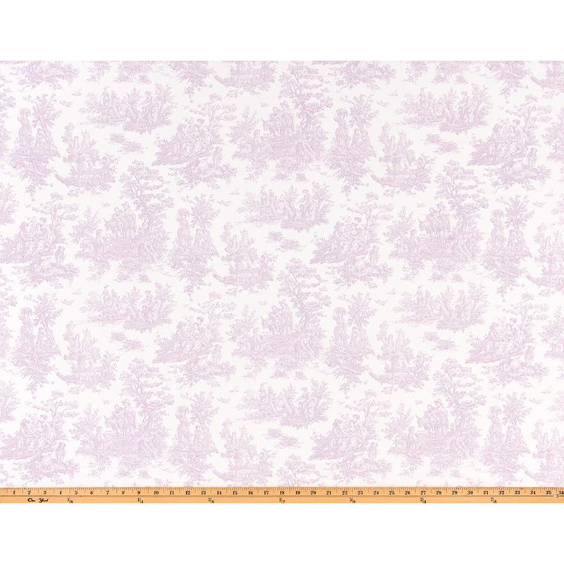 Housse de coussin en coton lavande mauve pastorale, Square 21"