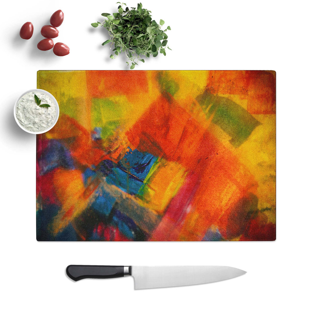 Tempered Glass Art Painting Vol.120 Chopping Board