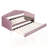 Twin Size Upholstered Daybed with Trundle, Velvet Sofabed with USB Charging Ports, No Box-Spring Needed-2098770204