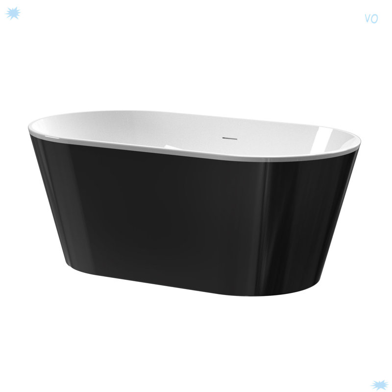 60.01" Acrylic Freestanding Soaking Bathtub