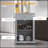 Rolling Kitchen Island Cart, Portable Serving Trolley Table With Drawer, Adjustable Shelf And 2 Towel Racks, Grey