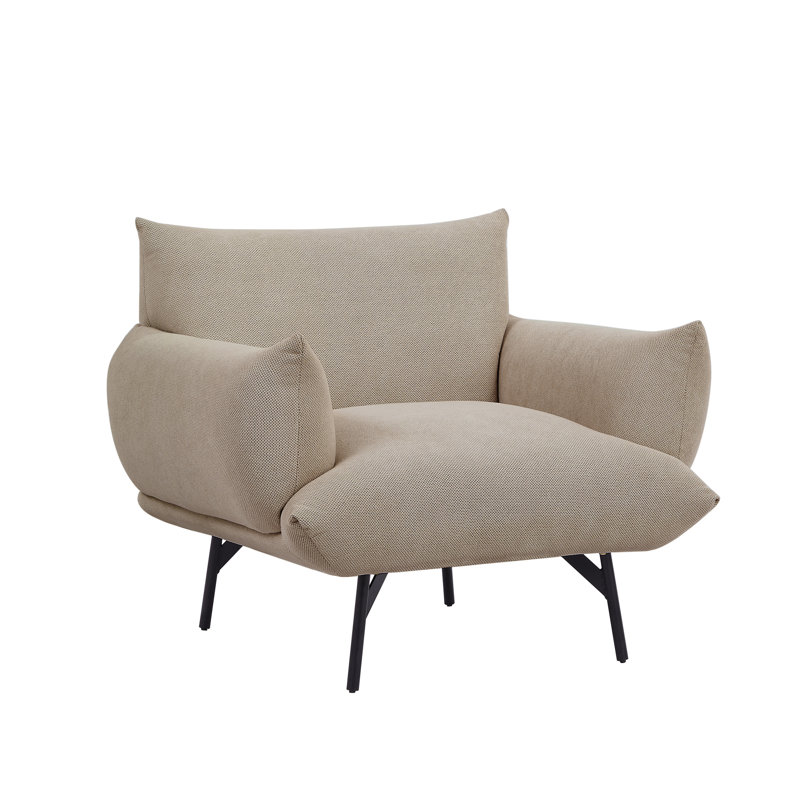 Canapé Kiados Boneless 35,82, Tissu beige