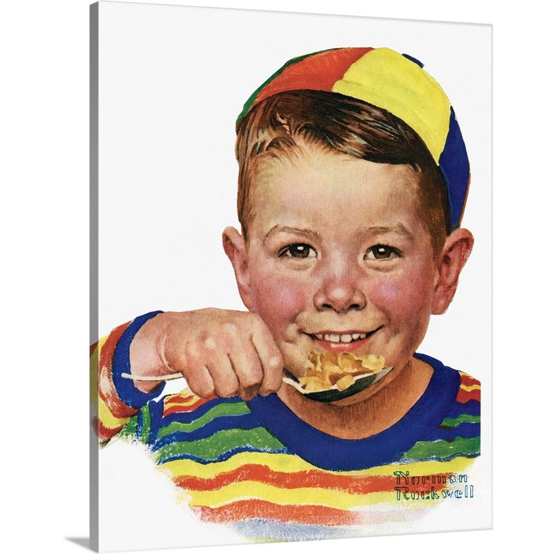 Bonnet, art mural sur toile, Toile tendue, H 30 po x l 24 po x P 1,25 po