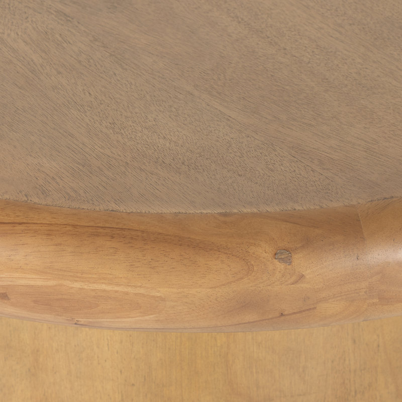 Zach Solid Wood Coffee Table, Burnished Parawood