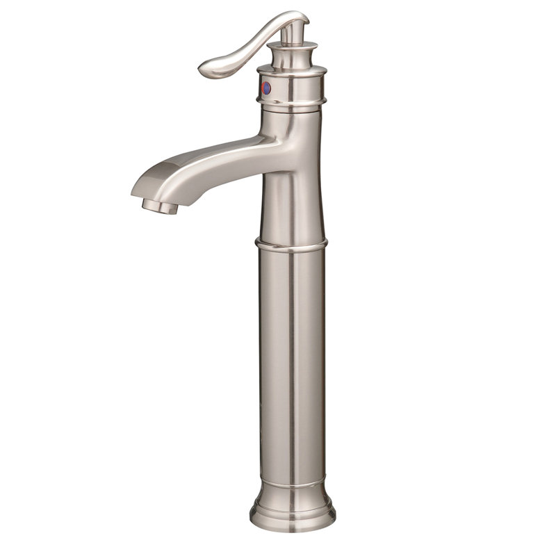 Robinet de salle de bain à un trou, Nickel