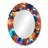 Sauli Mystical Marbles III - Abstract Shapes Decorative Wall Mirror, Modern Mirror, Printed Metal Art-1451767417-1451767413