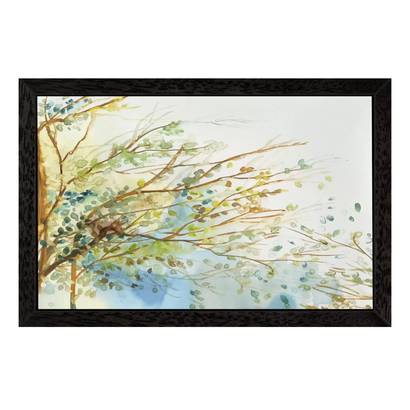 Windblown by Allison Pearce - Painting on Canvas, 66.04 cm H x 45.72 cm W x 1.91 cm D, Black Framed