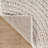 Abani Rugs GLE100A Abstract Circle Shag Cream Area Rug-1336288672