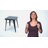 Geneieve 23.75'' Square Metal Indoor-Outdoor Table-669691489