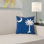 Centres du drapeau de la Caroline du Sud, polyester, housse de coussin / fermeture à glissière dissimulée - Indoo