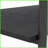 Modern Gray Glass Coffee Table for Living Room, Easy-Clean &amp; Sturdy, 38.4”L x 24.2”W-332025260
