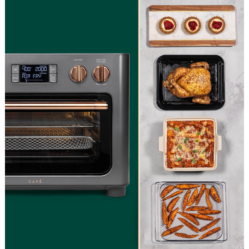 Café Couture Toaster Oven with Air Fry, Matte Black