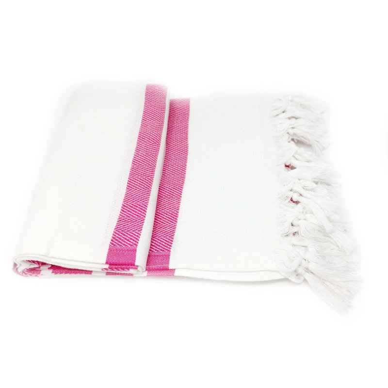 Cotton Ultra Light Beach Towel, Pink