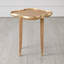 Quatrefoil Solid Wood End Table