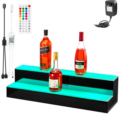 Ambrocio Tabletop Wine Bottle Rack in Black