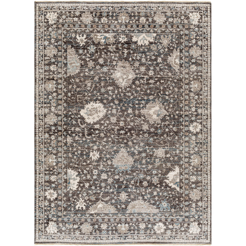 Everly Floral Indoor Rug, Rectangle 7'10" x 10'