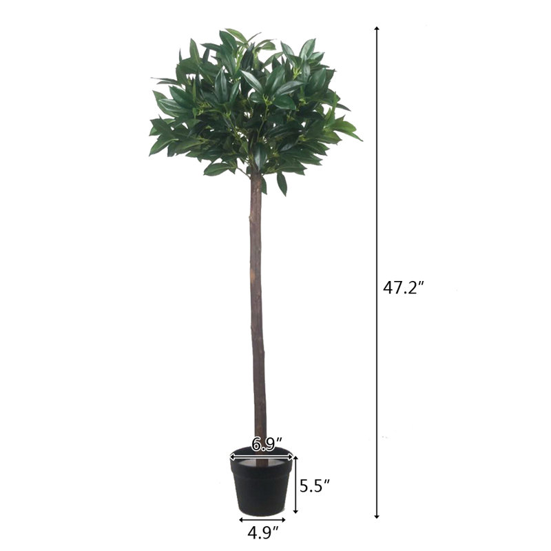120cm Faux Laurel Tree in Planter