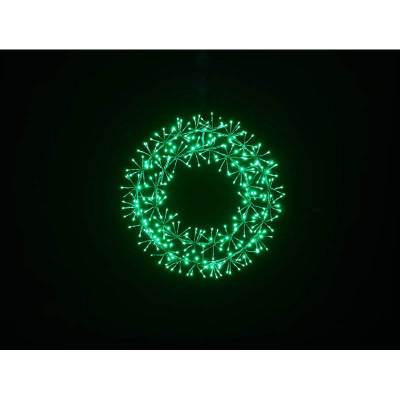 Couronne lumineuse 24 po, Vert