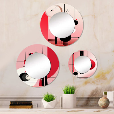 Eliyana Metal Round Mirror