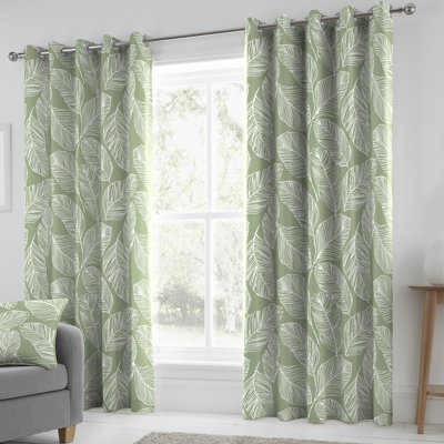 Matteo Cotton Sheer Curtain Pair