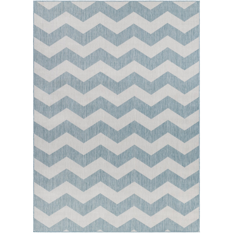 Dige Chevron Indoor / Outdoor Rug, Runner 2'7" x 7'3"